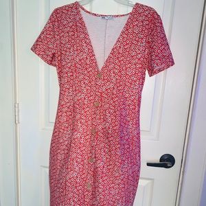 Zara Floral Mid-length Dress